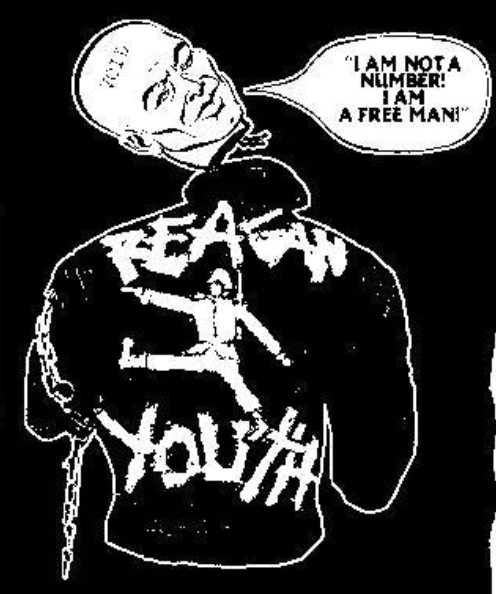 Reagan Youth - Free Man - Shirt